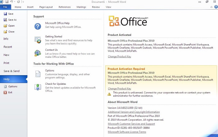 Microsoft Office 2010 Professional Crack